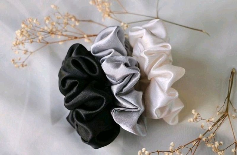 Satin scrunchies