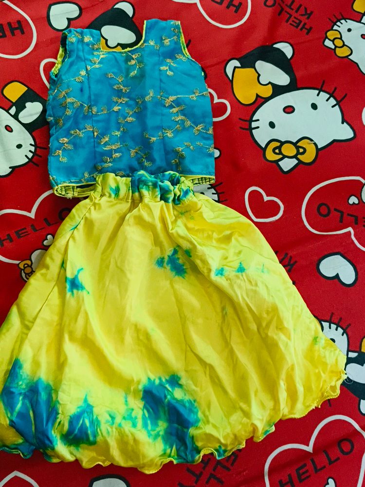 Striched Dress For New Baby Girl