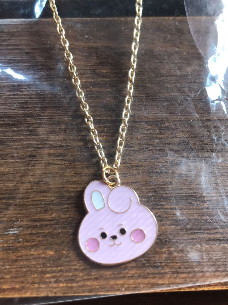 BTS Jungkook BT21 Cooky Pendant Chain