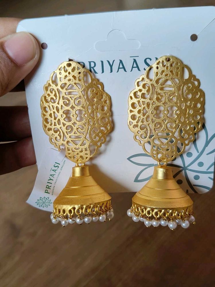 Brand New Gold Plated Drop Earrings