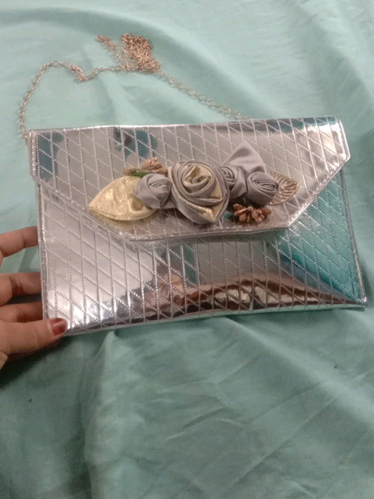 New Silver Clutch