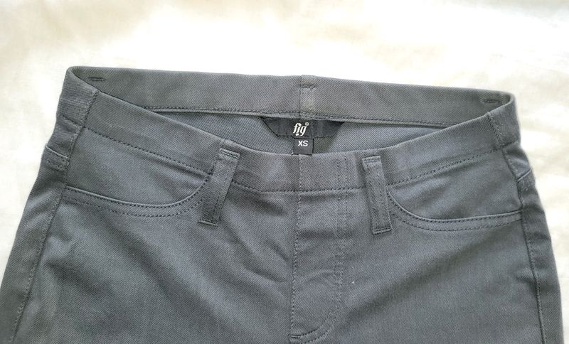 Fig Grey Jeans Skinny Light Weight Size XS