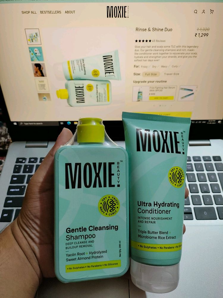 Moxie Beauty Shampoo And Conditioner (Combo) [Seal Packed]