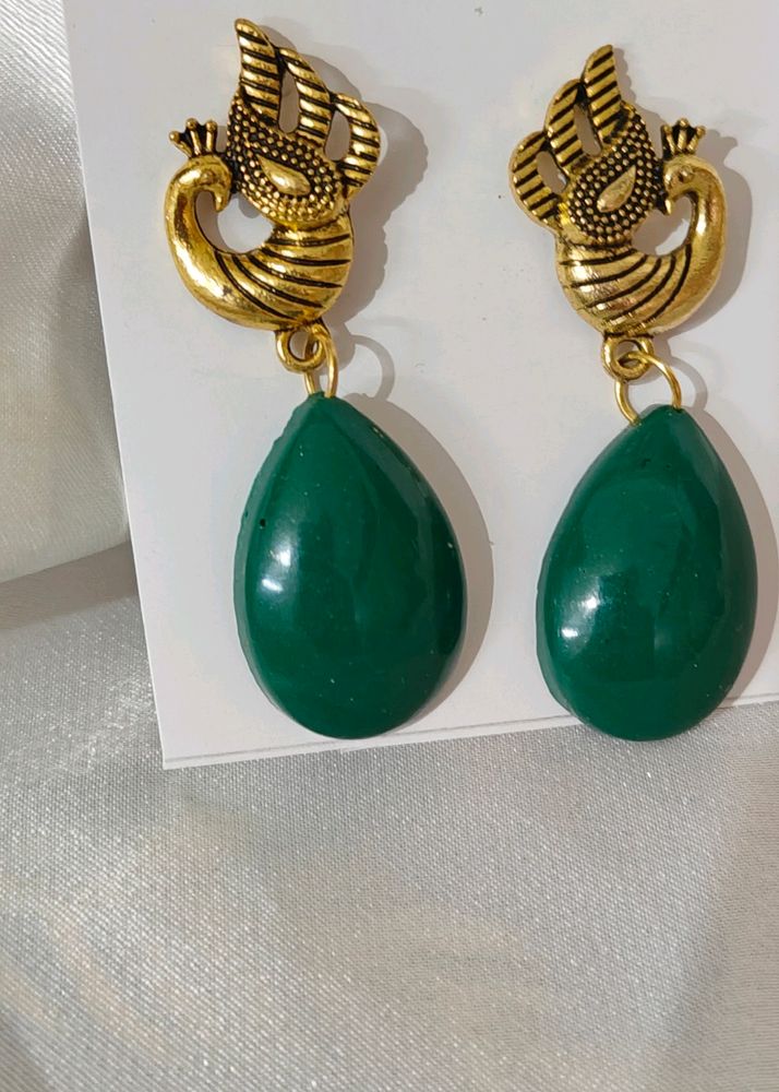 Peacock Earrings