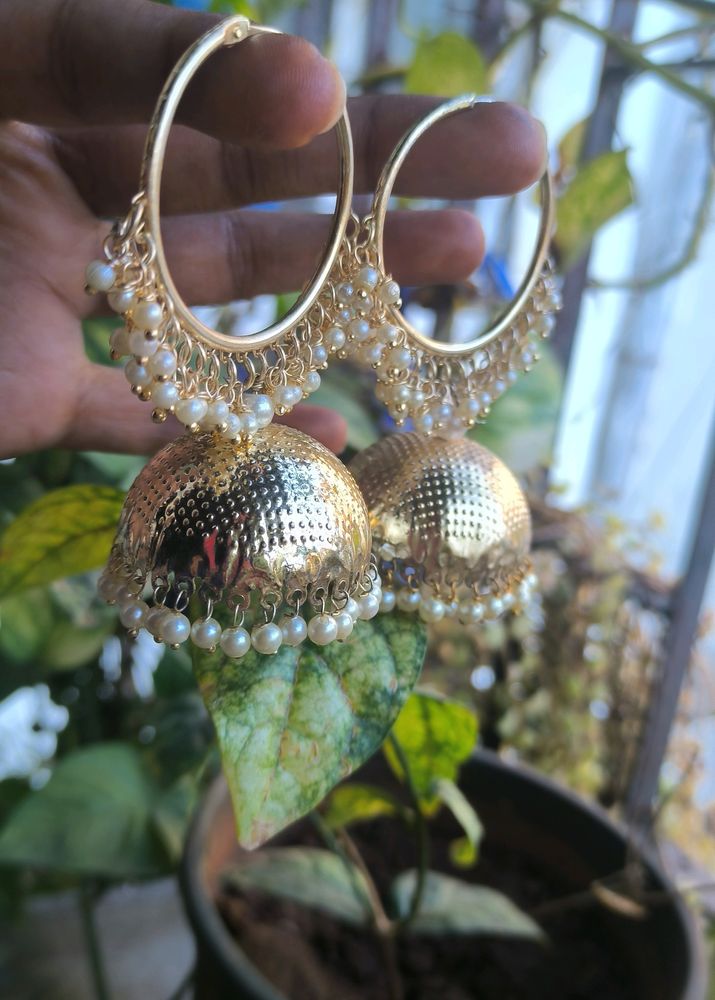 Beautiful Golden Earrings 😍