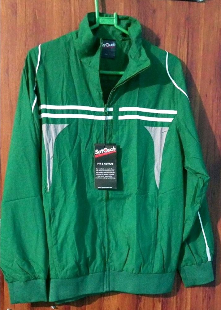 Green Jacket With Pant For Men(Size L)