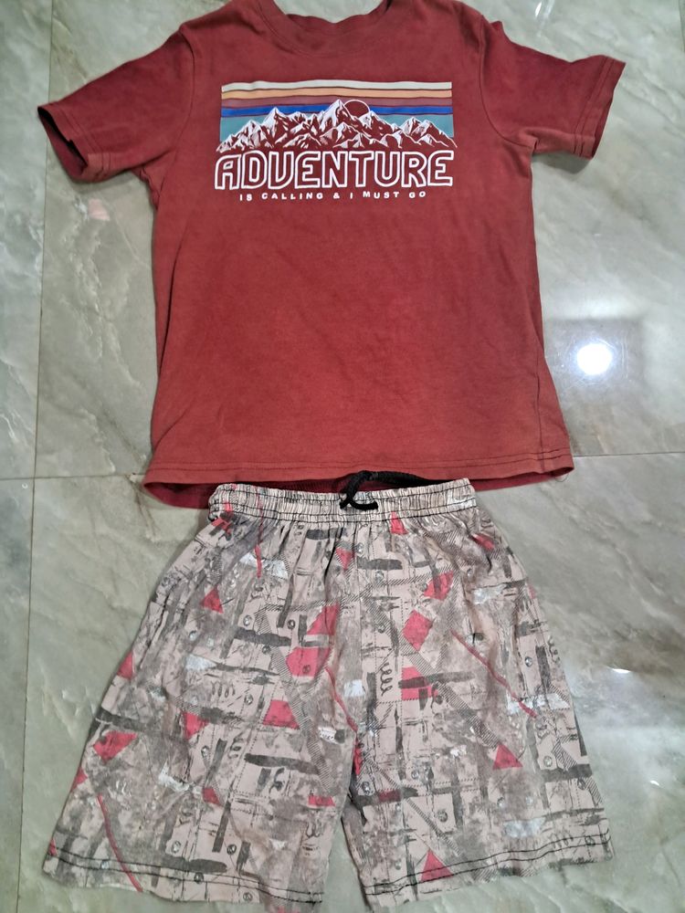 Combo Of Boys T Shirt and Pant.