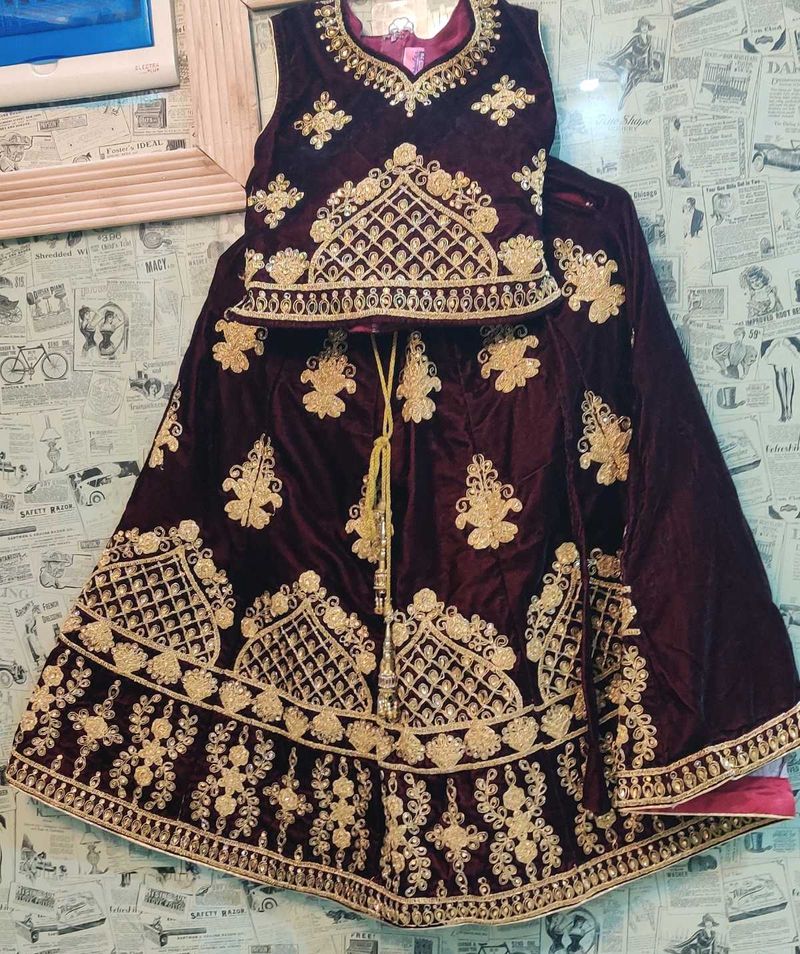 Brand New UNUSED Premium Lahenga Choli Upto 9 Year