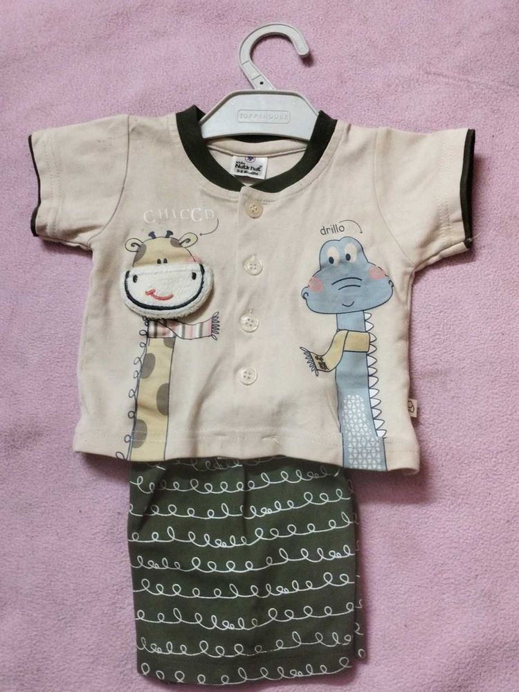 Baby Boy Tshirt And Shirt Set