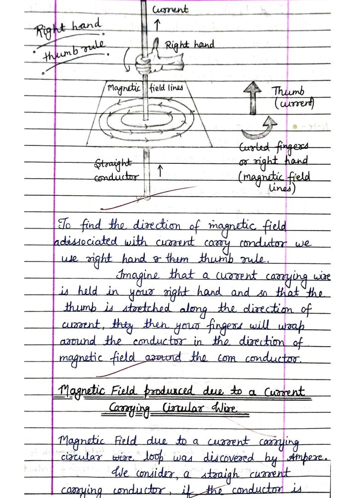 Class 10 Physics Handwritten Notes NCERT CBSE