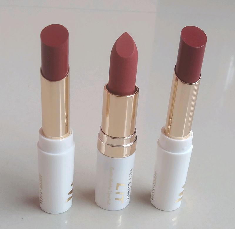 Combo Of 3 Lipstick