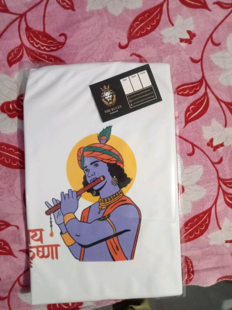 Shri Krishna Printed T-SHIRT For Devotees 🙏