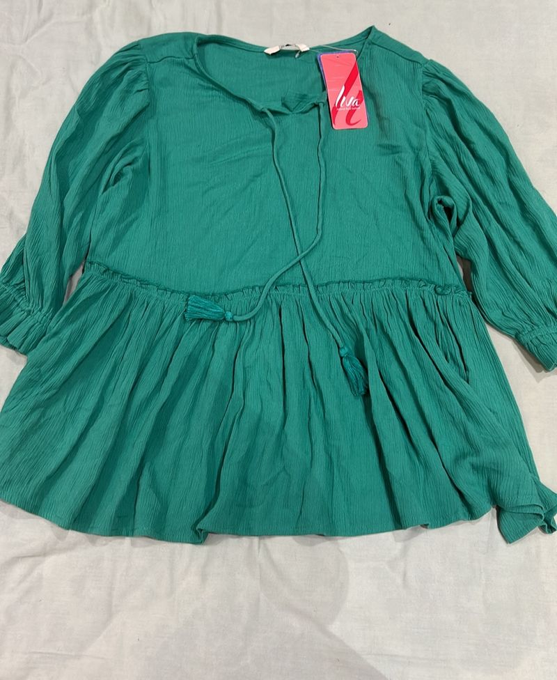 Dnmx Green Top New With Tag