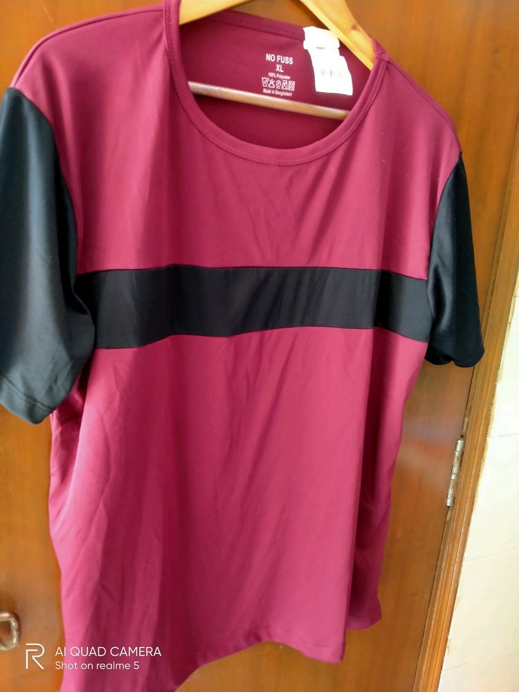 Maroon T Shirt For Men