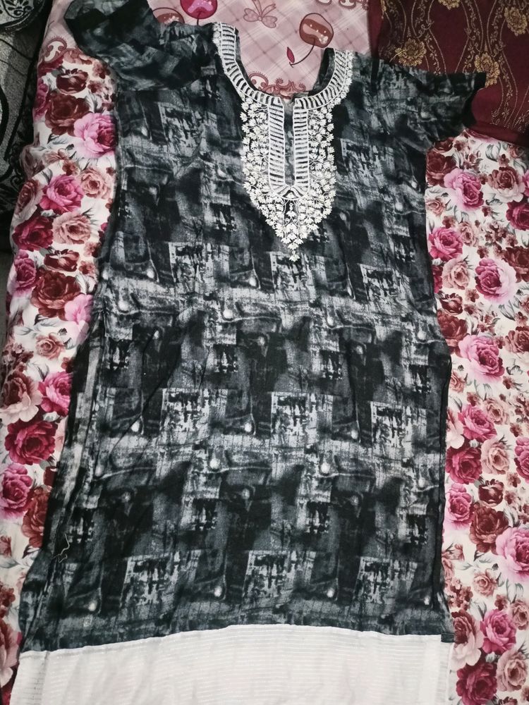 Cotton Stitched Kurti For Women