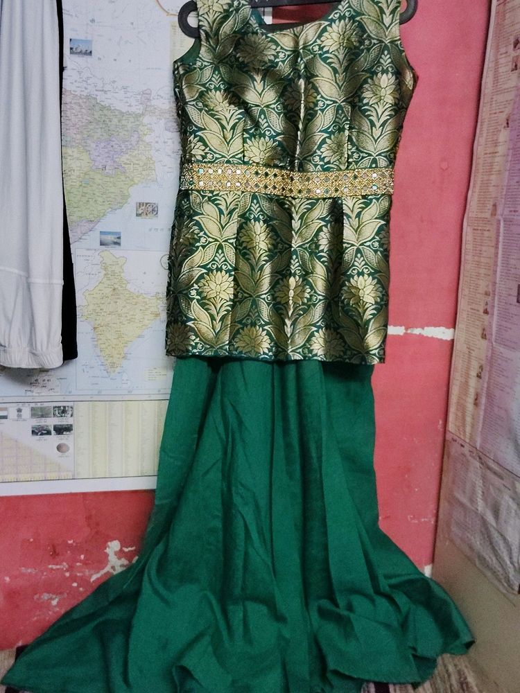 Green 💚 Fancy Lehenga Choli Set