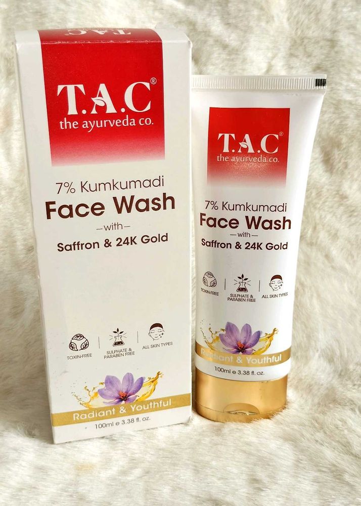 TAC Kumkumadi Gold Facewash