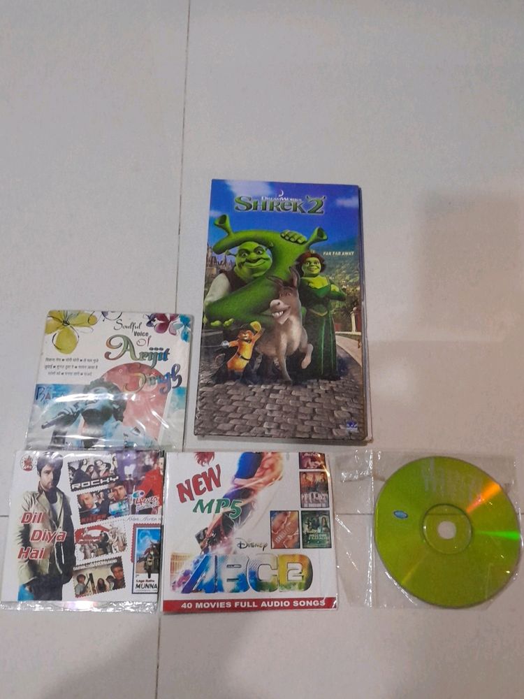 Songs CD And Shrek 2 MovieCD