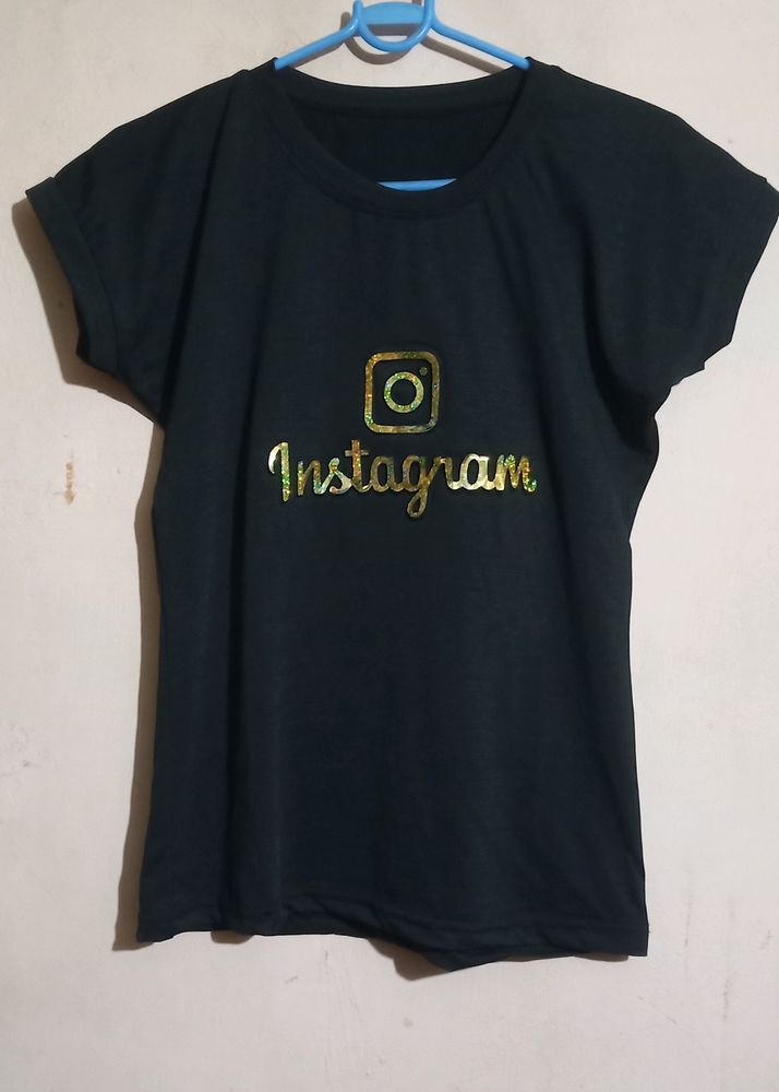 Stylish Instagram Title Tee for Ladies