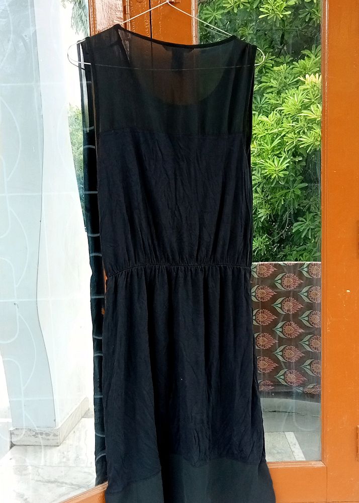 Black Basic Dress From  H&M