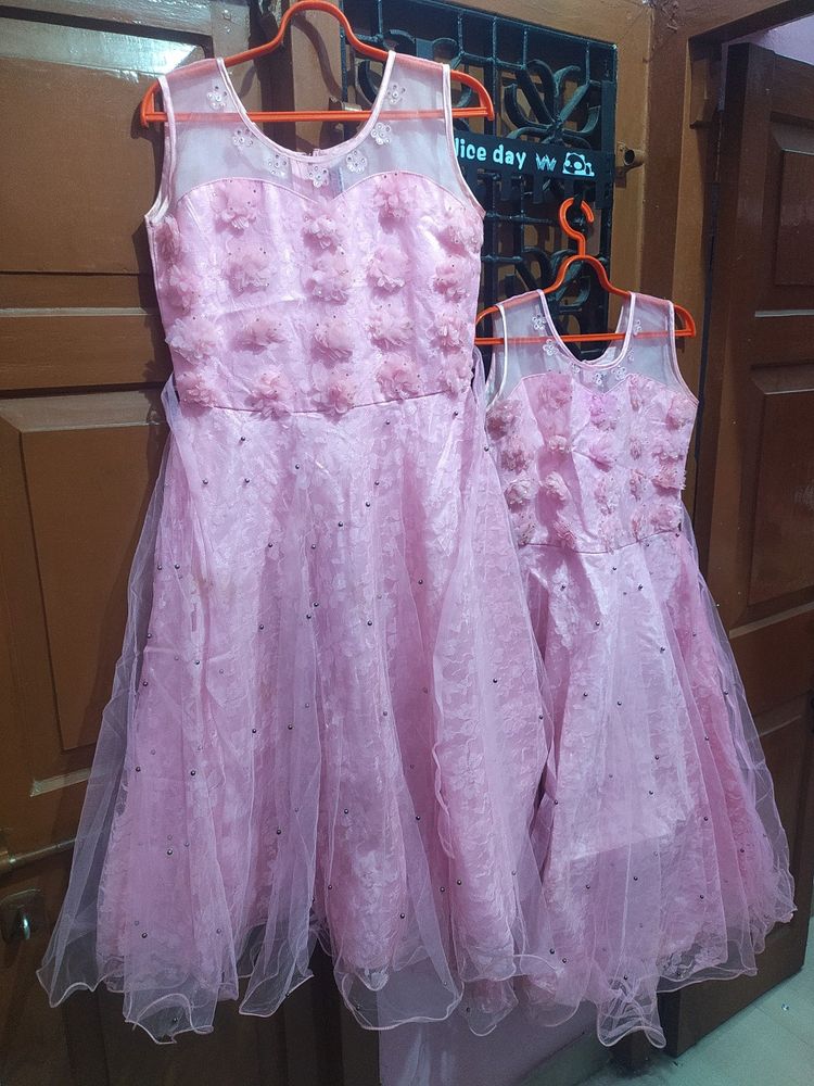 Princess Dress For Girl's Pink