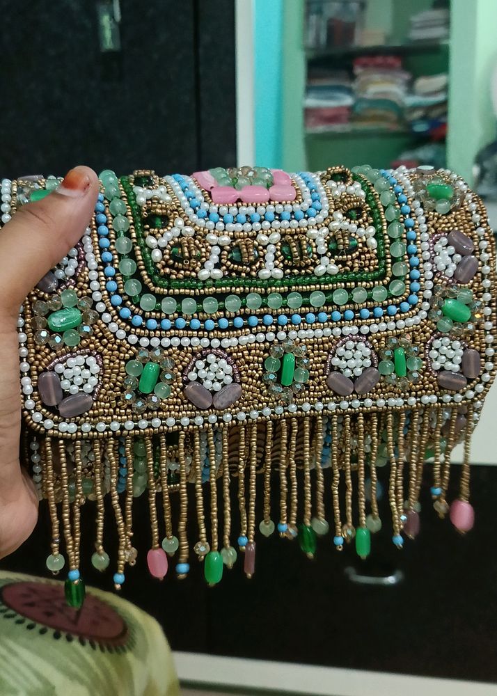 Hand Embroidery Clutch