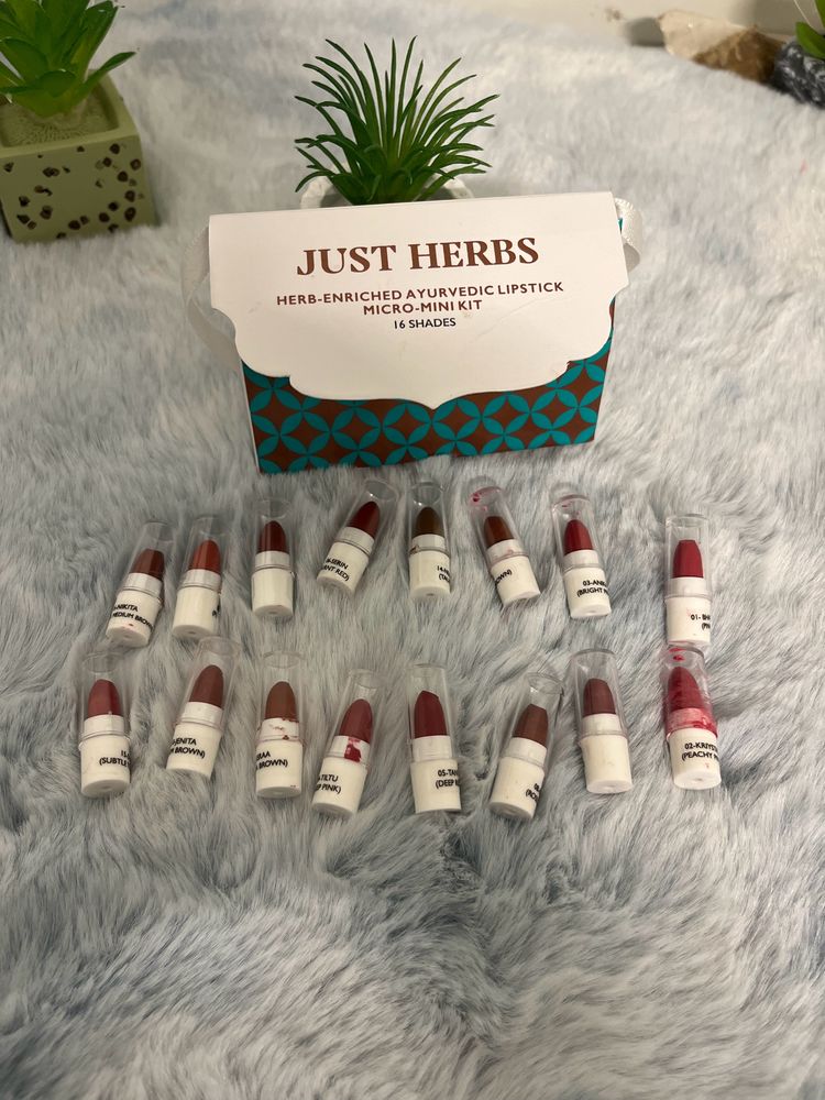 Herb Enriched Ayurvedic Lipstick Micro Mini Kit