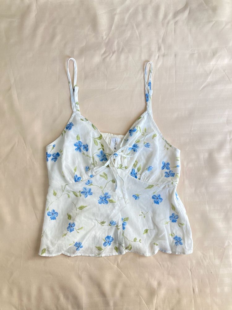 Polly Floral Coquette Top