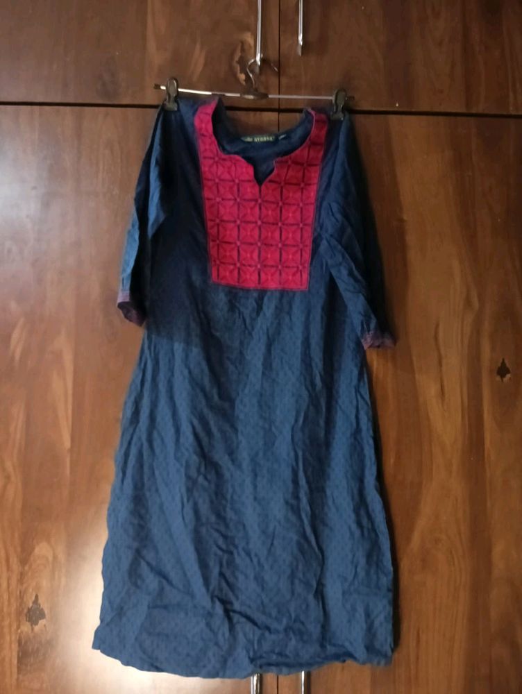 Blue Single Kurti