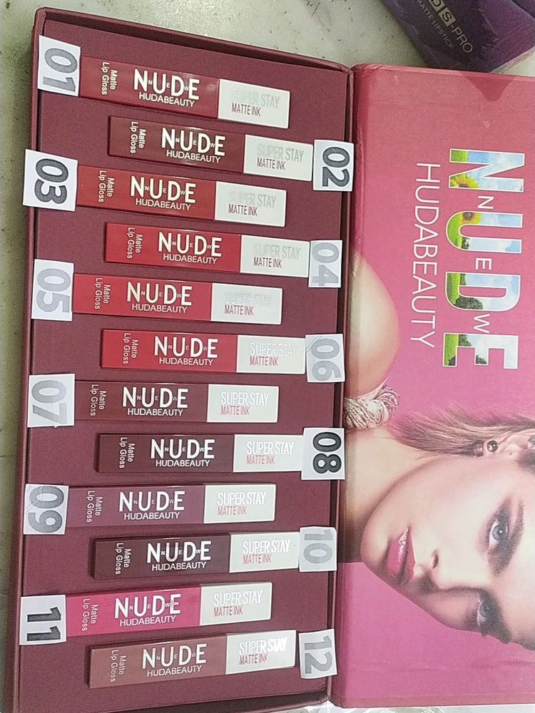 Huda Beauty Nude Super Stay Matte Ink Lip Gloss