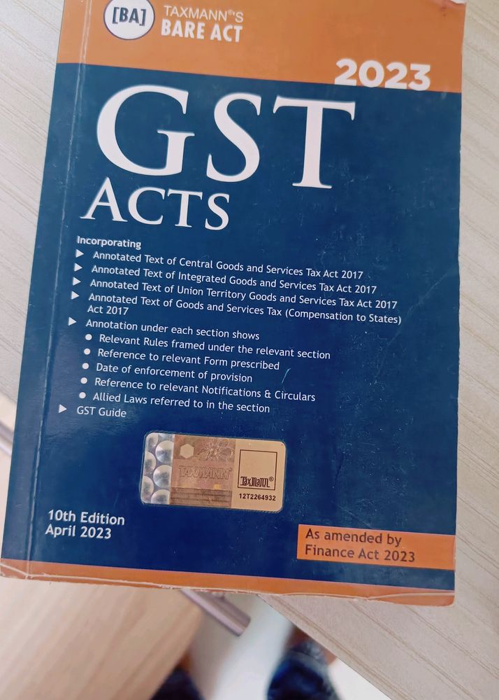 Pocket GST Acts Taxmann