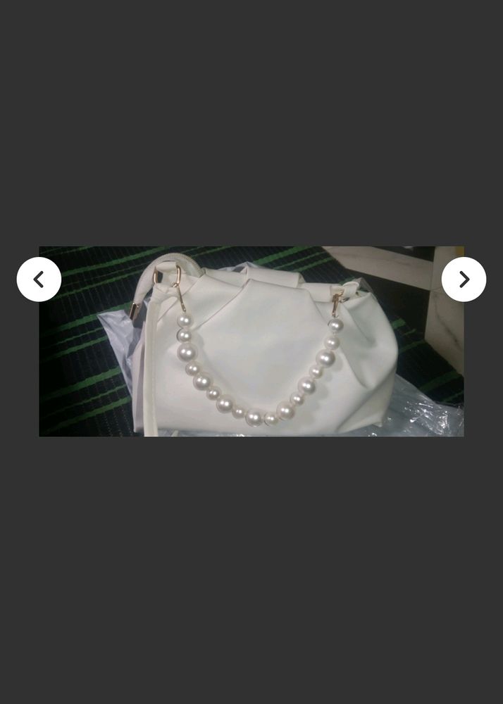 White Pearl Bag