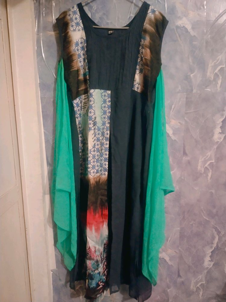 Indowestern Dress With Skirt