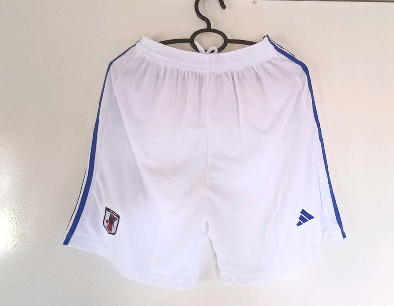 Japan football shorts (white), 1st copy, Good Quality, Comfortable to wear