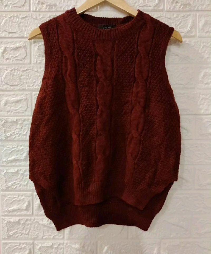 Maroon Comfy Vest