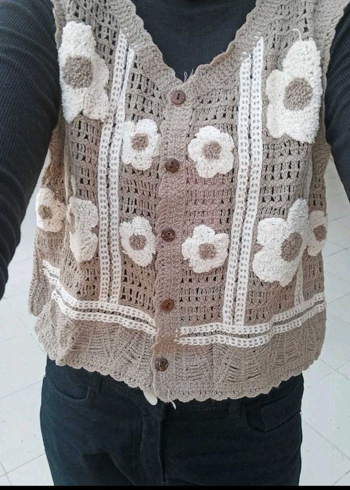 Crochet Top Woolen