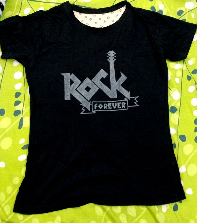 Rock Forever Black Tshirt