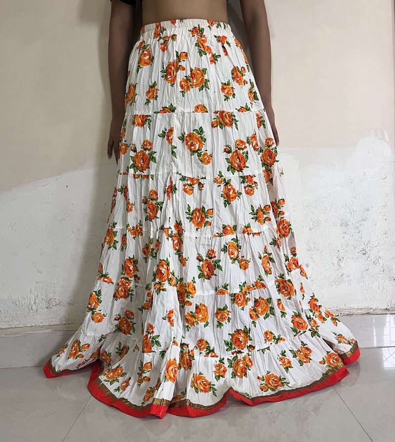 Floral Skirt / lehenga