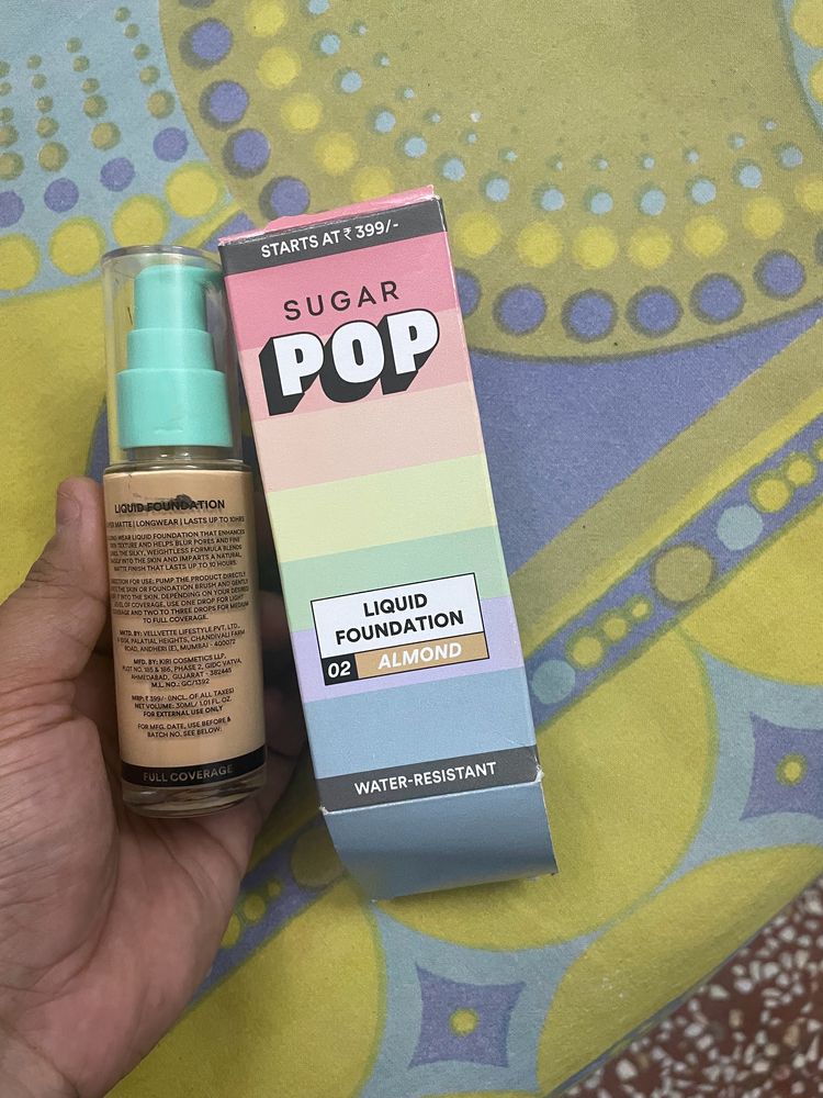 Sugar Pop  Foundation With Lakme Powder