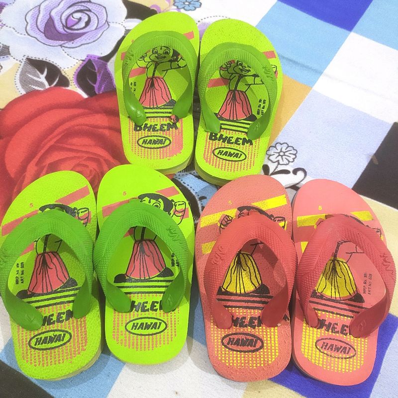 6 Piece Kids Hawaii Slipper