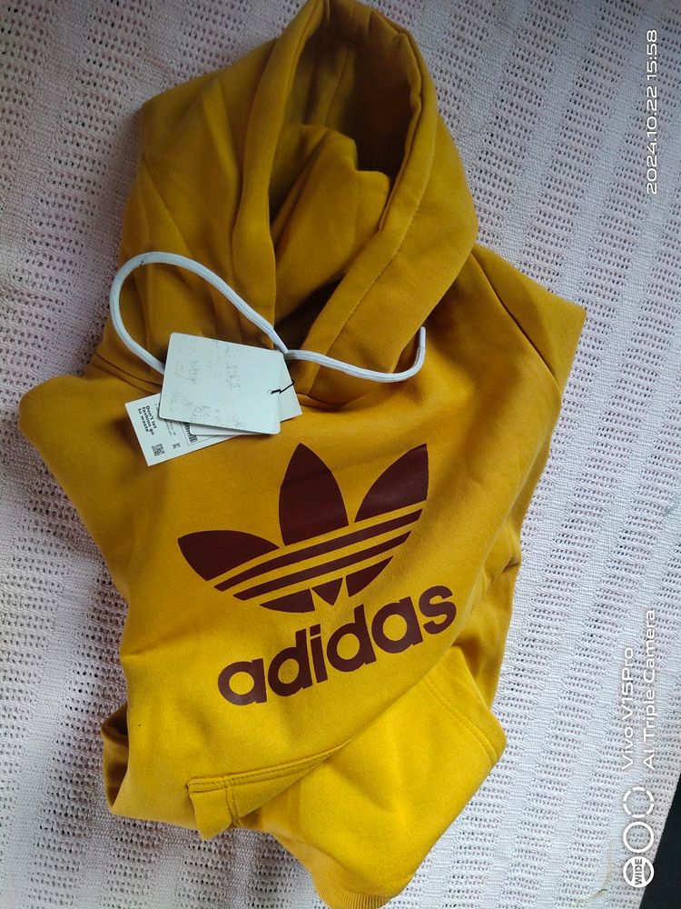 Men's Kangaroo pocket hoodie Adidas Logo Printed