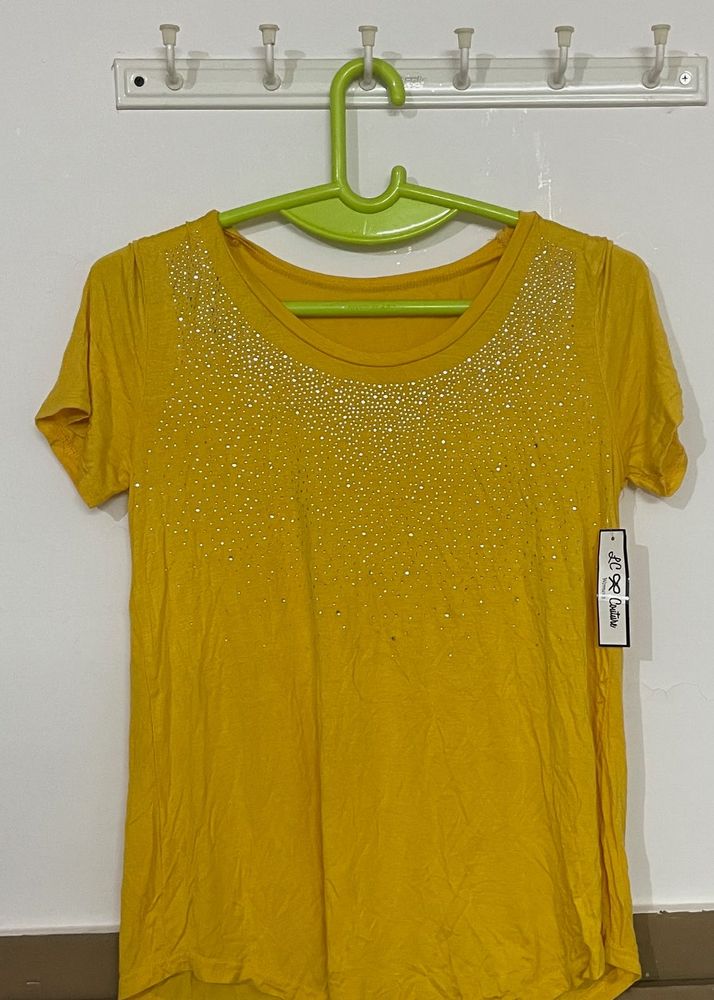 Yellow Studded Blouse