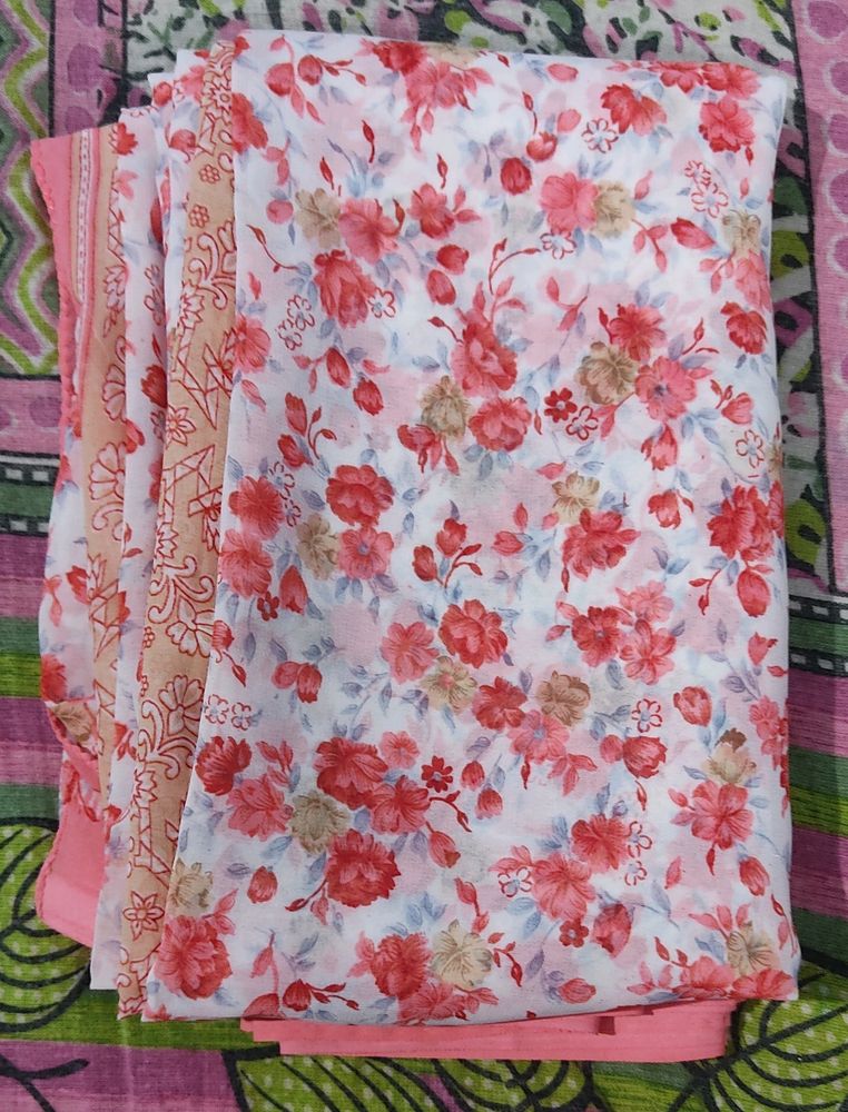 Floral print Saree