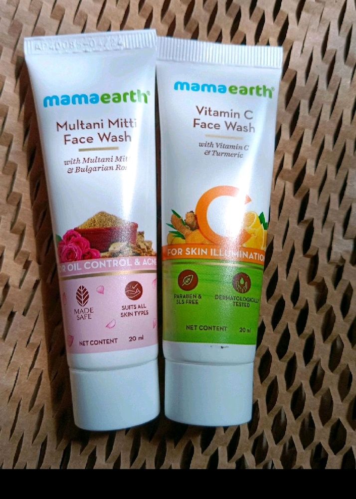 Combo Of 2 Mini Mamaearth Face Wash