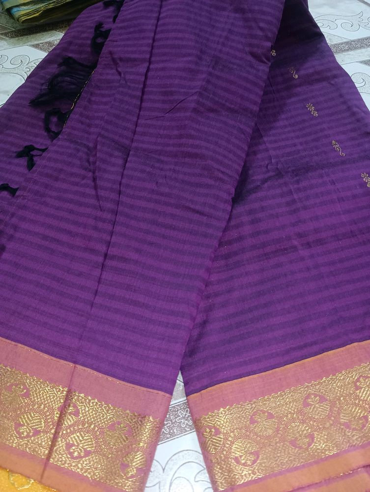 Purple Saree