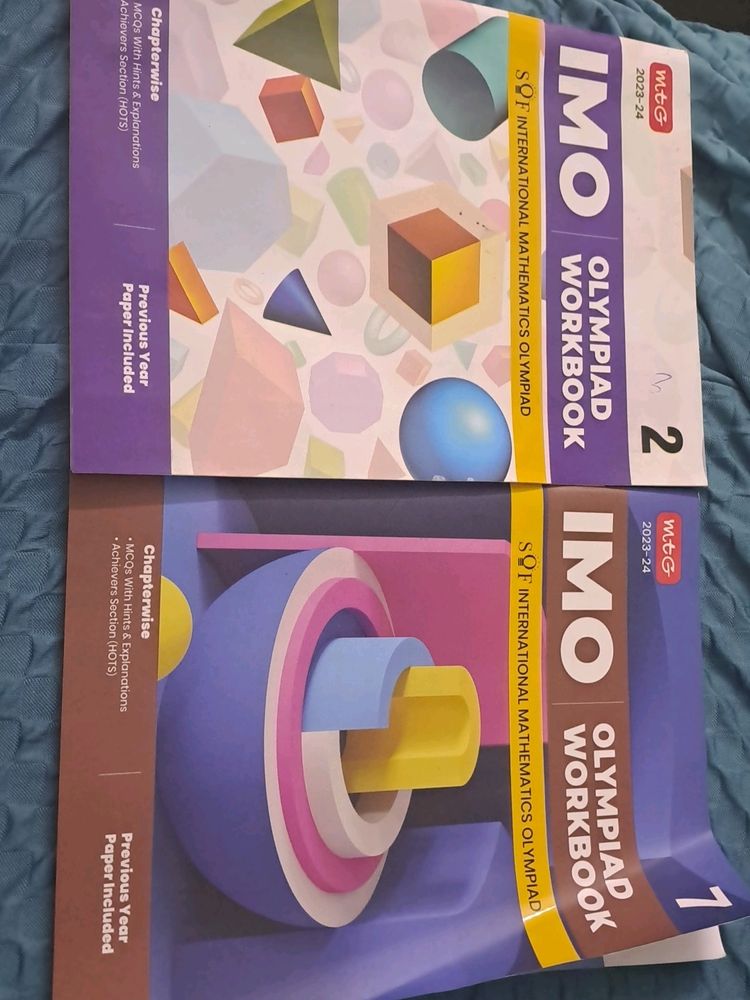 Maths  Workbook For OLYMPAID CLASS 2 AND 7