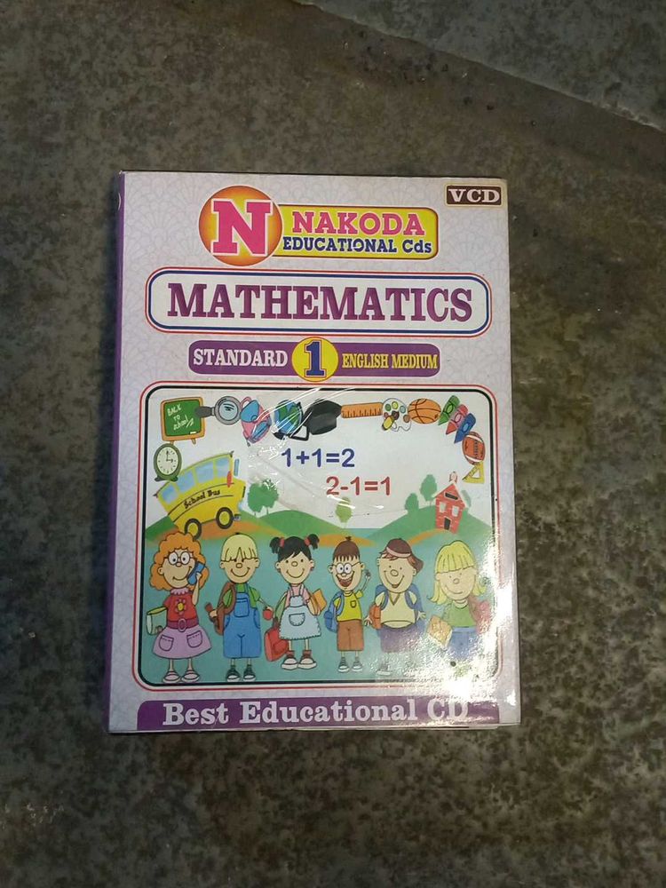 Nakoda Mathematics 1st STD Education CD In English