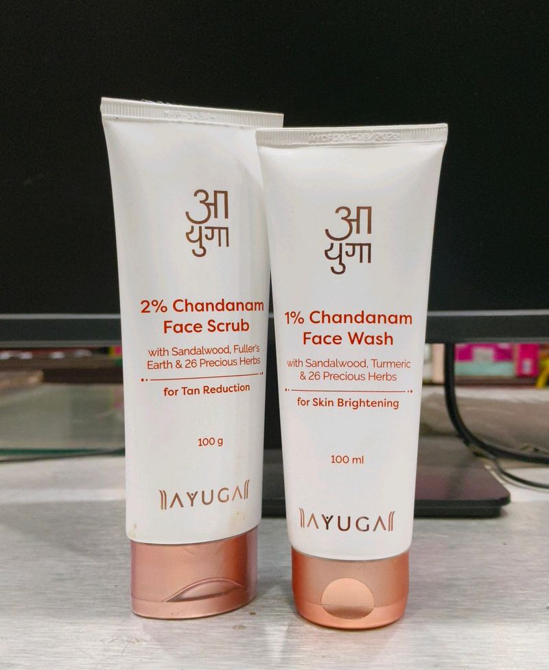 Ayuga Chandanam Face Wash & Scrub