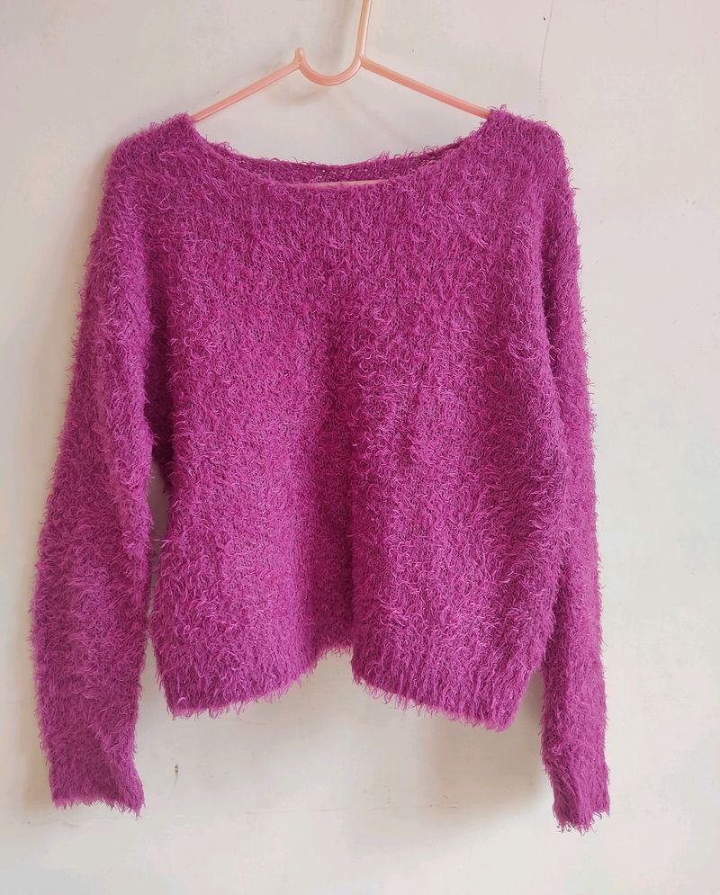 Fuzzy Knit Sweater