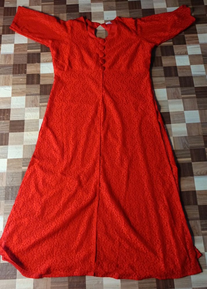 Red Women Gown